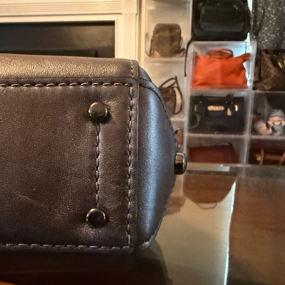 Coach Grace 20 In Metallic With Gunmetal Hardware| Unused - Picture 8 of 13